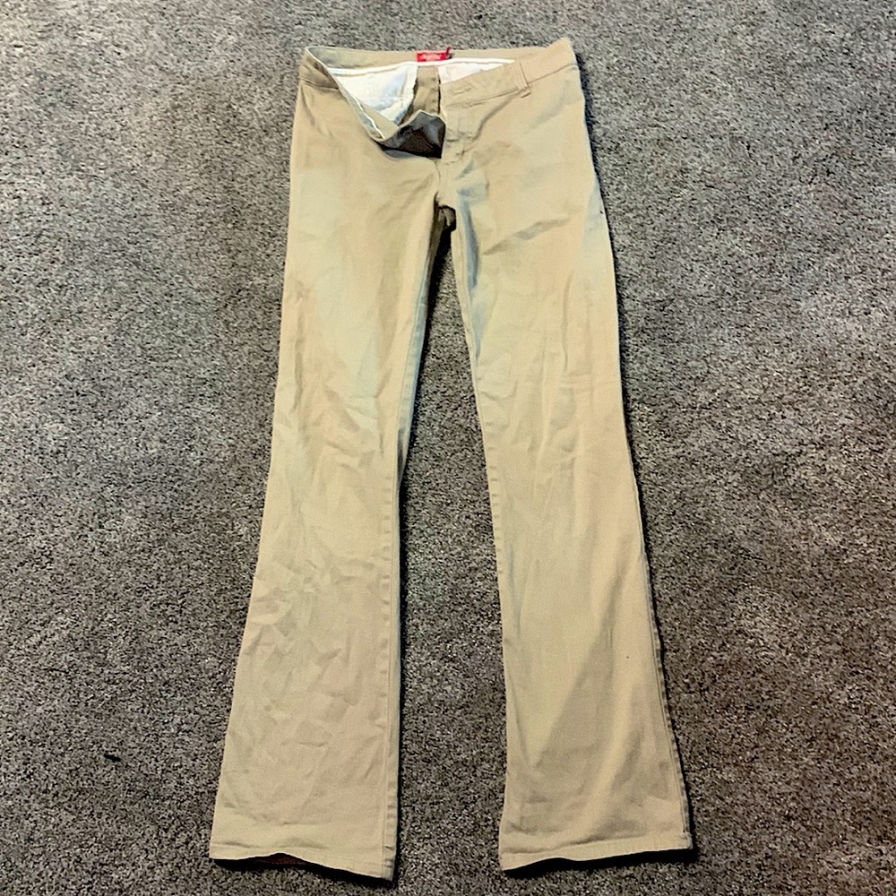 Dickies Womens Pants, Tan Colored, Size 7